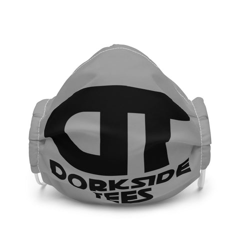 Dorkside Tee's Black Logo Face Mask